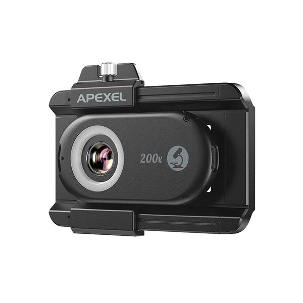 Microscope portable Apexel avancé pour téléphone x200 avec LED
