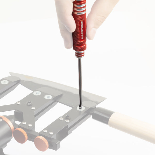 Kugelkopf-Sechskantschraubendreher 4mm «Fire Orange» für Hapstone R2