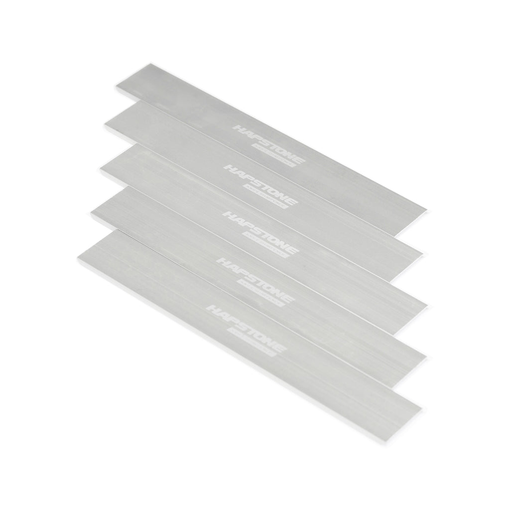 Empty Aluminum Blanks 6" (Pack of 5) with an adhesive base