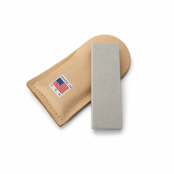 Pocket Stones Dan's Hard Arkansas Leather Pouch