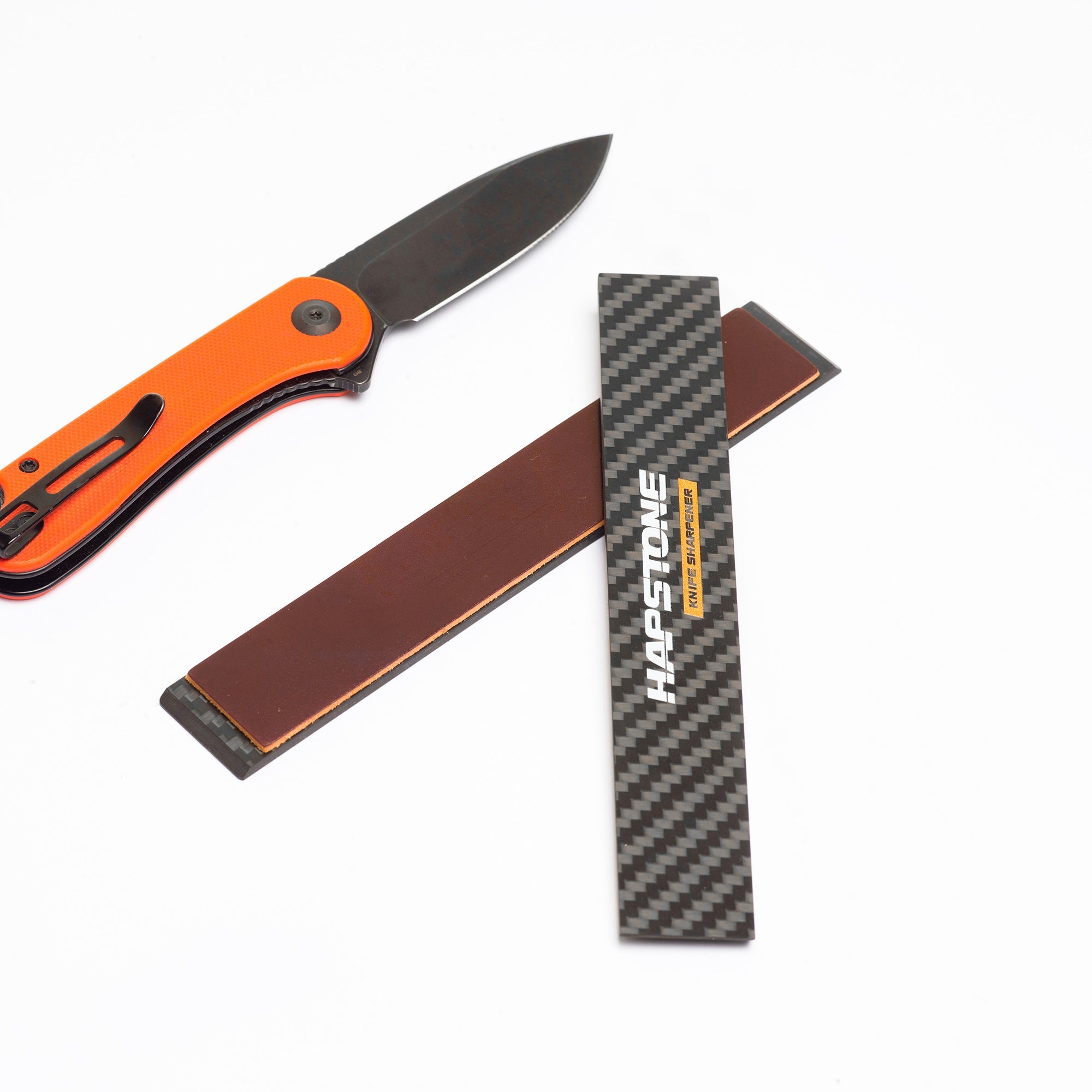 Corborn Shell Carbon Shell Cordovan Leather Strop | Hapstone EU